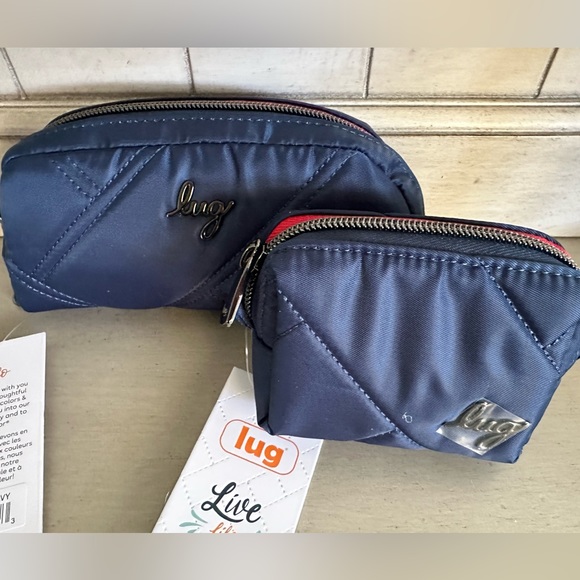 NWT Lug Choo Choo Mini Pill Case / Pouch in Navy - Picture 8 of 8